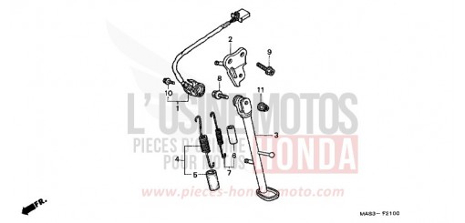 BEQUILLE CBR900RRW de 1998